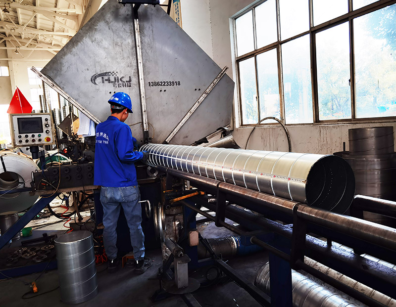 螺旋風管安裝過程中振動和噪音的預防。