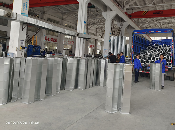 不銹鋼風(fēng)管的安裝順序