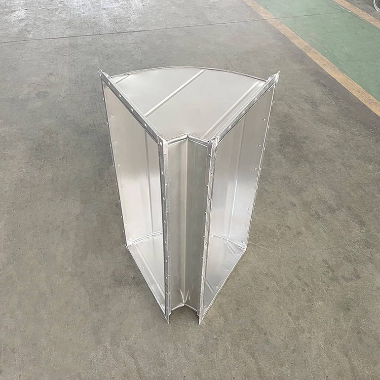 鍍鋅鐵皮風(fēng)管彎頭面積的計算