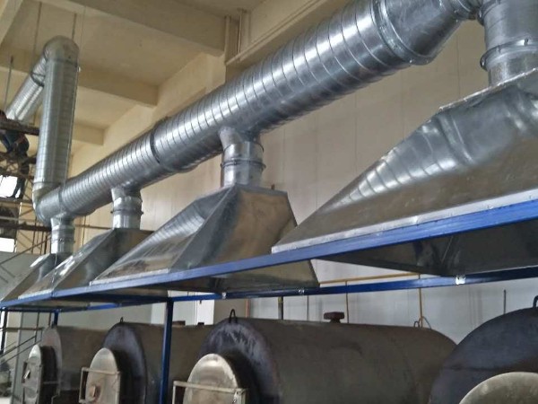 除塵風(fēng)管、建筑通風(fēng)管道安裝和布置